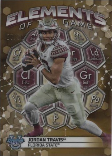 2023 Bowman's Best University Jordan Travis #ETG-5