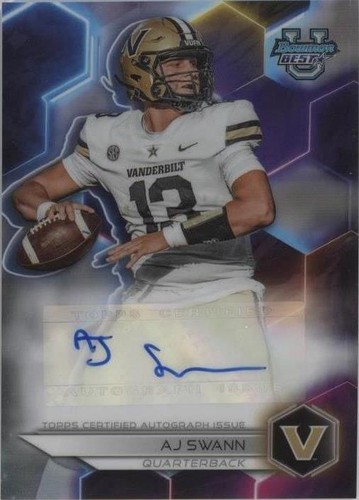 2023 Bowman's Best University Aj Swann #BOA-AS