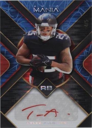 2022 Wild Card Auto Mania Tyler Allgeier #AM-TH45