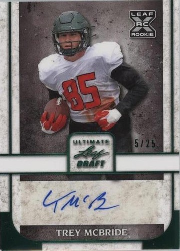 2022 Leaf Ultimate Draft Trey McBride #BA-TMB