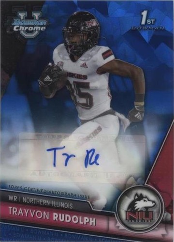 2023 Bowman University Chrome Sapphire Edition Trayvon Rudolph #PA-TRU