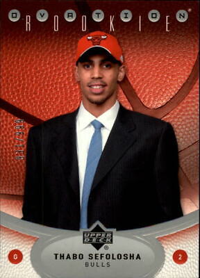 2006-07 Upper Deck Ovation Bulls Basketball Card #129 Thabo Sefolosha Rookie. rookie card picture