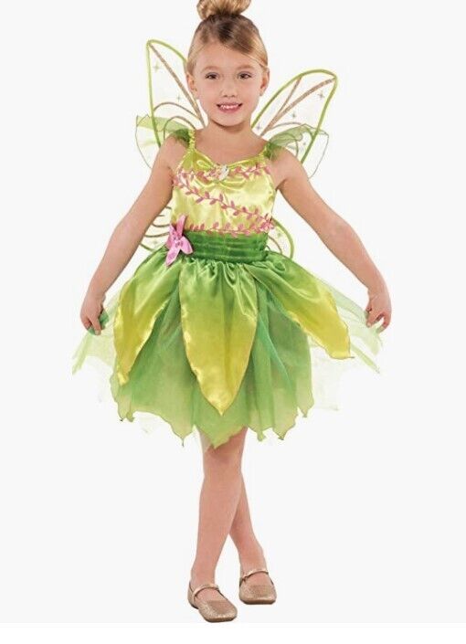 Classic Tinker Bell Costume for Toddler Girls, Peter Pan 3-4