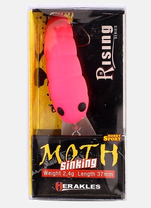 HERAKLES MOTH CRANK ARHKMOS49 PINK SHOCK 2,4 GR SINKING TROUT AREA LIGHT