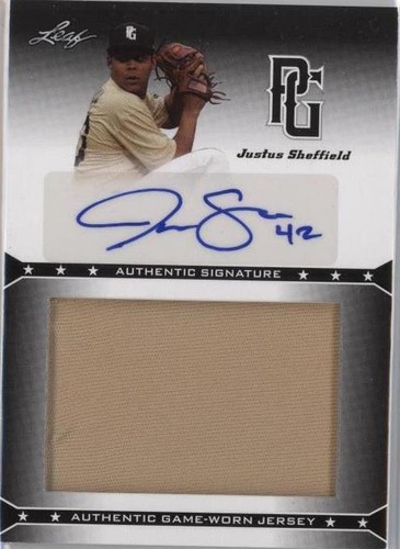 2013 Leaf Perfect Game Showcase - Justus Sheffield #JA-JS2