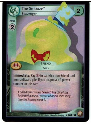 MY LITTLE PONY, EQUESTRIAN ODYSSEYS FOIL CARD 109 SR THE SMOOZE ex