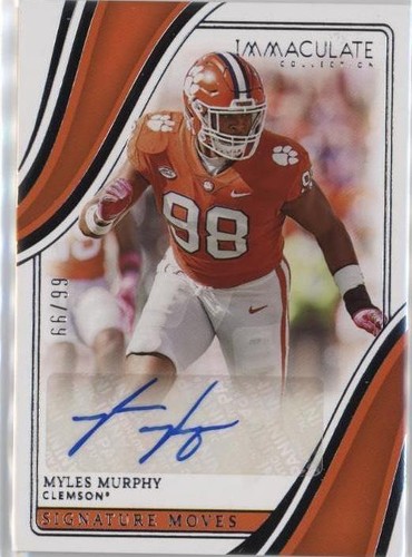 2023 Panini Immaculate Collection Collegiate Myles Murphy #SM-MM