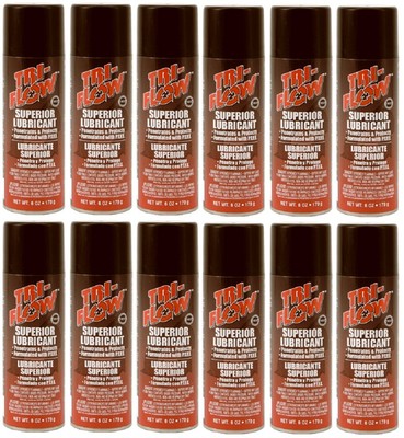 Tri-Flow TriFlow 20005TF 6 oz Penetrating Oil Lubricant Spray - Pack of 12