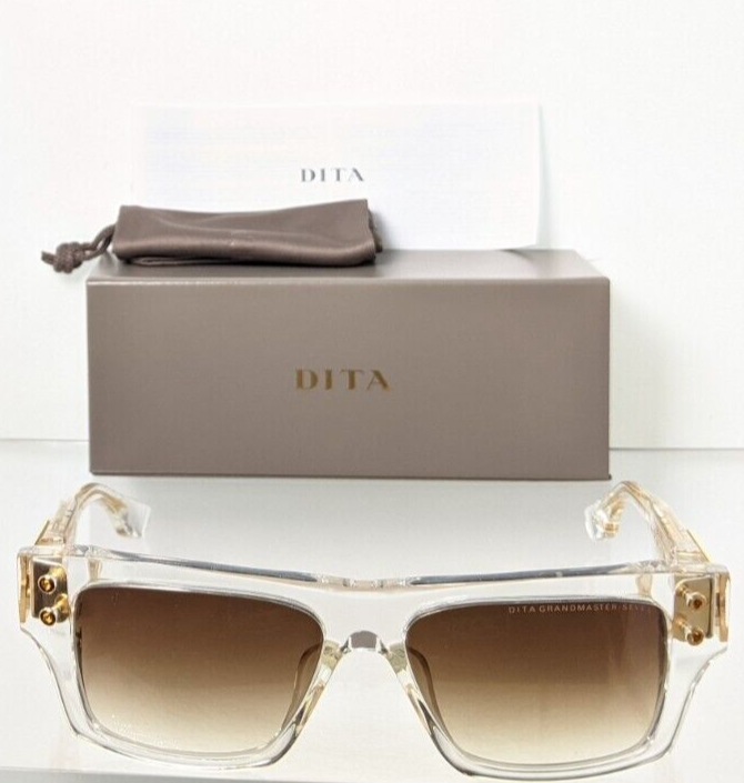 Pre-owned Dita Brand Authentic  Sunglasses Grandmaster Seven Dts407 A 02 57mm Frame In Brown