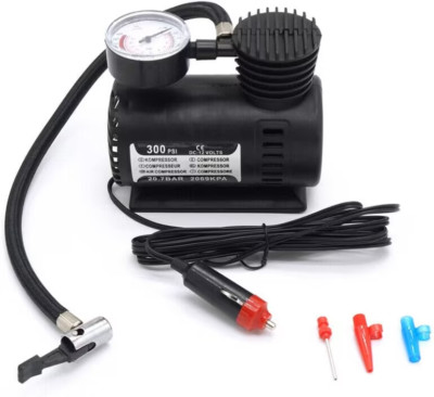 AIR COMPRESSOR MULTIPURPOSE 300PSI PUMP EASY-READ , 3 METER 12V CIGARETTE POWER