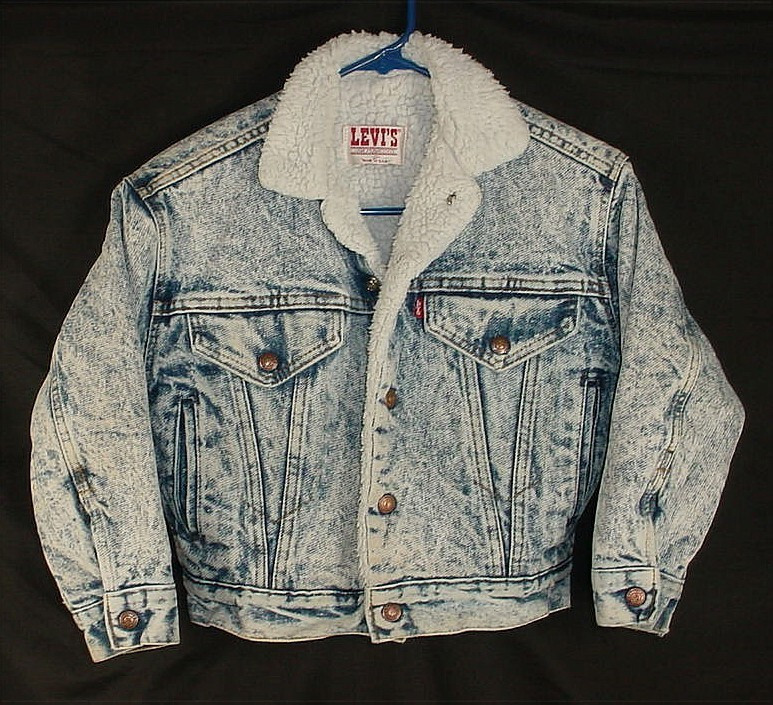 ★USA製 Levi's Chemical Wash Denim Jacket Vintage Levis Acid Wash Jacket Men L Stonewash Denim Trucker