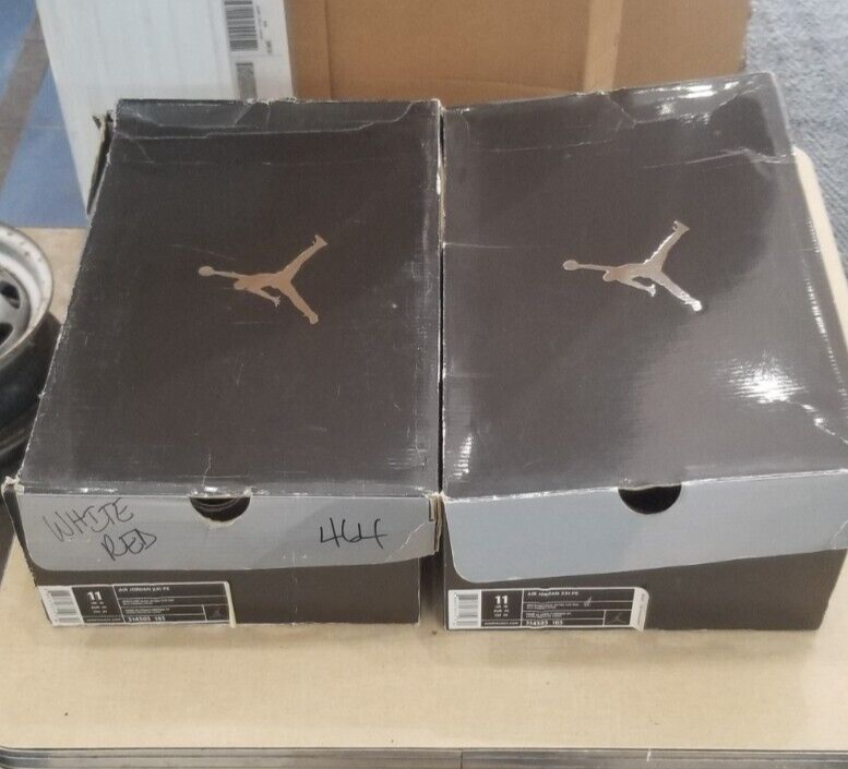 NIKE NIKE AIR JORDAN 21 XXI PE RED / WHITE 314303 103 SIZE US MENS 11 RARE