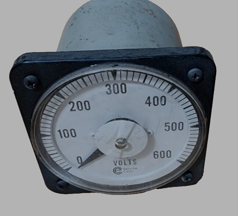 Yokogawa 103021SJSJ7MAX AB40 SWB 0-600 VOLT Analog Switchboard Meter