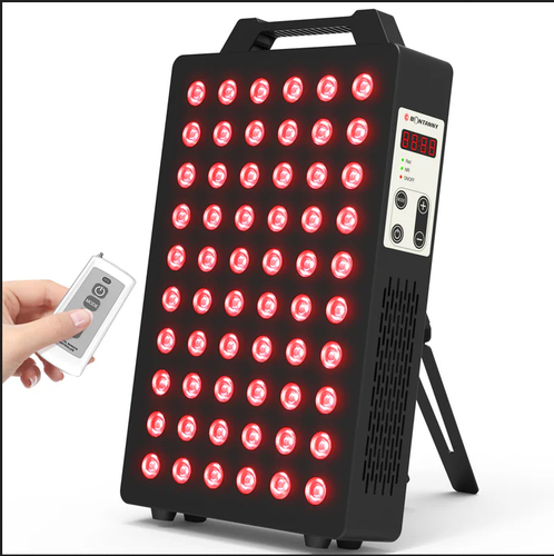 Remote Control 60 Dual Chip LED Lamp 660nm 850nm Red Near Therapy Infrared TIMER