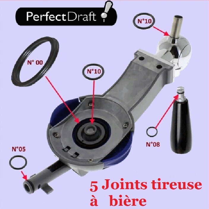 Joints Tireuse Ã  BiÃ¨Re Perfectdraft Hd3610/50 Hd3620 Hd3720 Hd3720/25 Hd3720/26