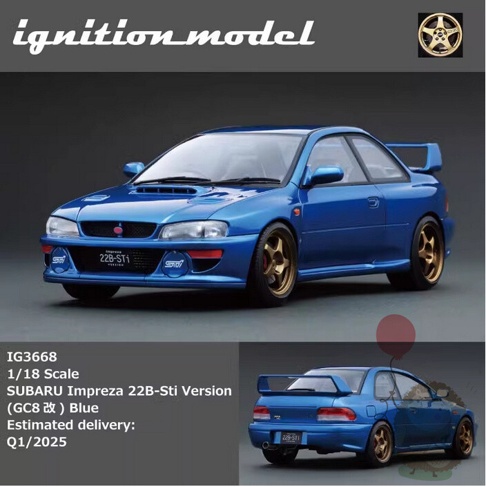 1/18 SUBARU Impreza 22B-STi Version GC8… 1/18 Ignition Model Subaru Impreza 22B-Sti Version GC8