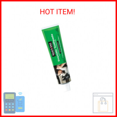 Nutri-Vet Enzymatic Toothpaste for Dogs - Non-Foaming Chicken Flavor - Promotes 
