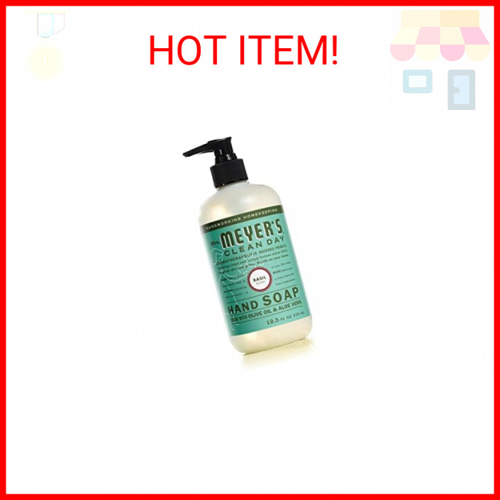 Mrs. Meyer's Hand Soap, Made with Essential Oils, Biodegrada