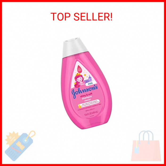 Johnson's Baby Shiny Soft TearFree Kids' Shampoo with Argan Oil Silk Proteins Pa