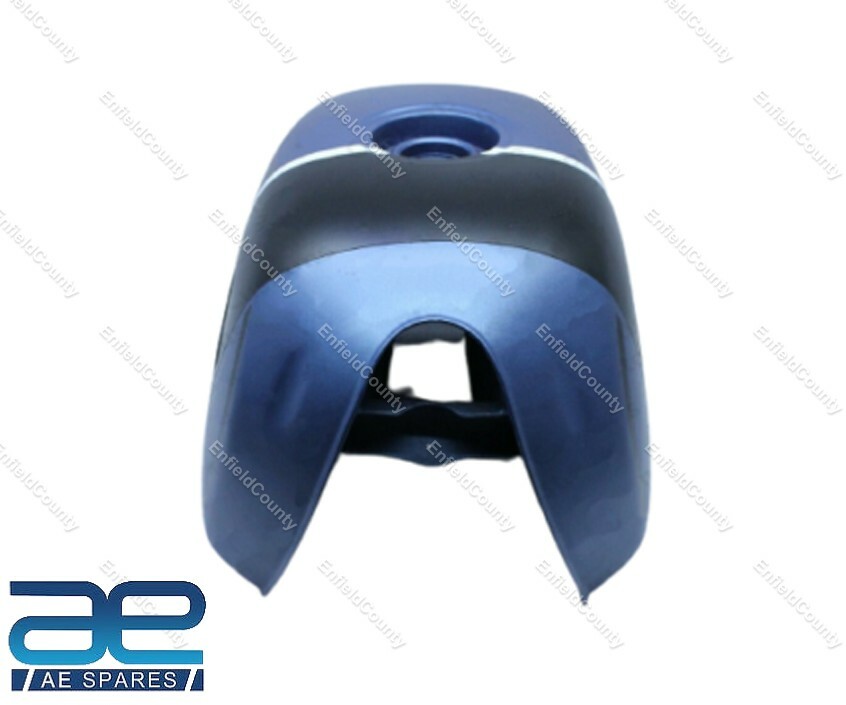 Fits For BMW R100 RT RS R90 R80 R75 Blue & Black Strap Matt Steel Tank 