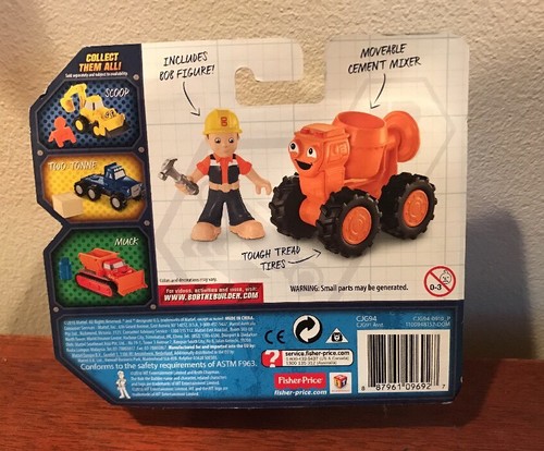 4 Bob The Builder Die-Cast Vehicle Classic Series Dizzy Muck Scoop Muck Concrete