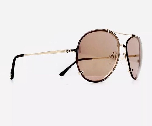 Pre-owned Tom Ford Sunglasses Tf 527 28z Dickon Gold 61•14•145 With Case In Pink