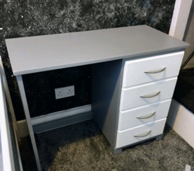 Solid Wooden Desk & Separate Matching Drawer Set