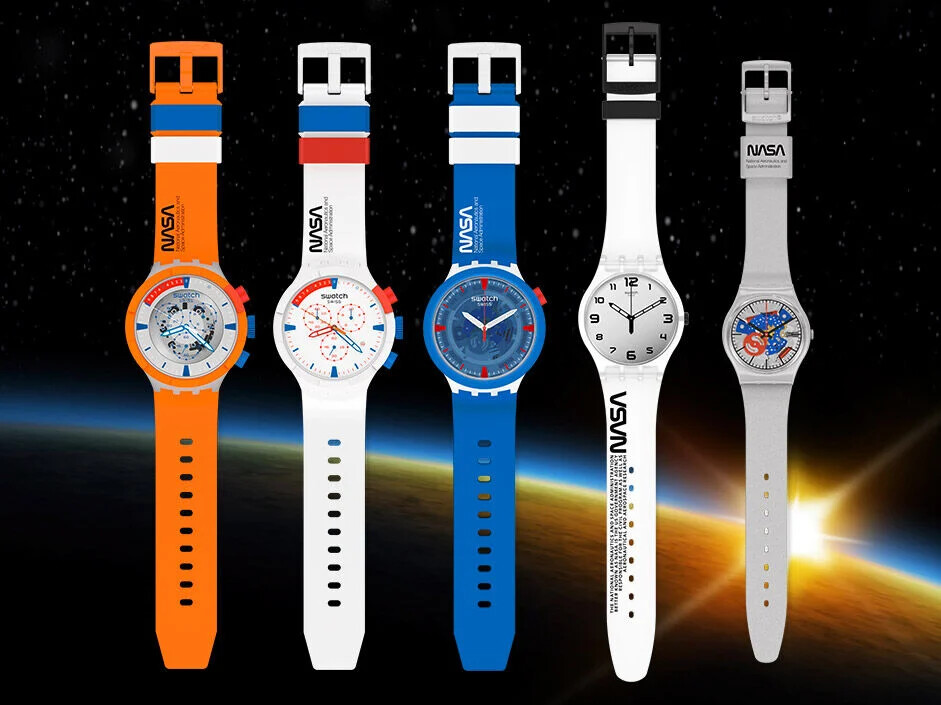 Swatch スウォッチ NASAコラボ 腕時計 Extravehicular スウォッチ“NASA＆宇宙服”着想の腕時計、“宇宙飛行士のジャンプ