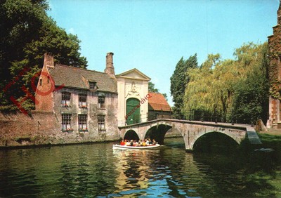 Postcard~ Bruges, Brugge, Toegangspoort Van Het Prinselijk Begijnhof, Beguinage