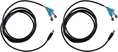 2 Pcs Trail Camera Power Cord 79-Inch/2M DC External Power Cable, Compatible wit
