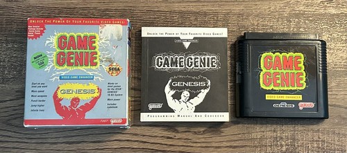 GAME GENIE【中古美品・完品・genesis北米版】 SEGA GENESIS GAME GENIE WITH BOX 1992 (WORKS READ