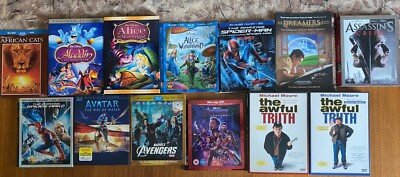 PLEASE READ  : SLIPCOVERS ONLY: Assorted 3D Blu-ray, Blu-ray, and DVD Slips