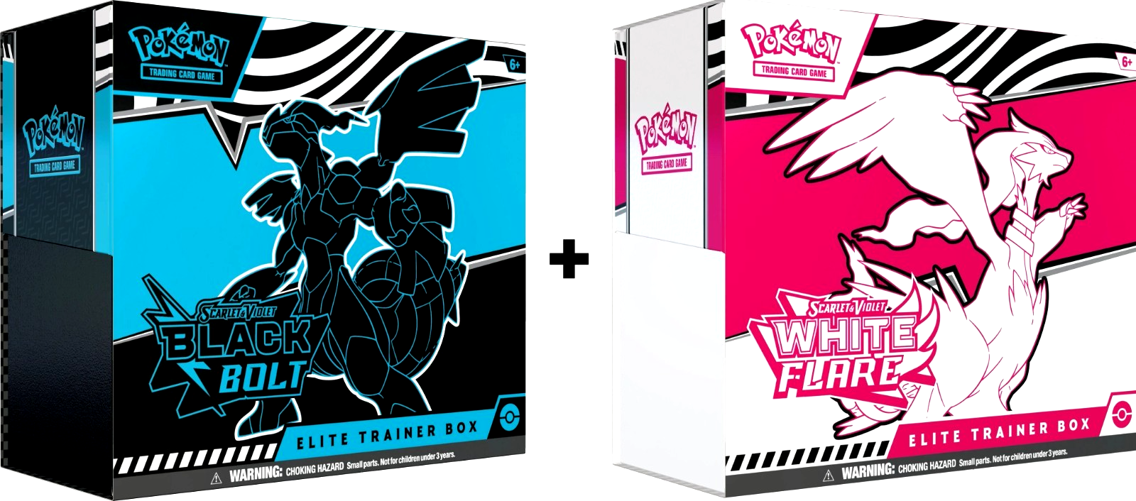 Black Bolt 2BOX分 Pokémon TCG 2-Pack Deluxe Set - Black Bolt & White Flare