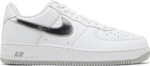 

[DZ6755-100] Мужские кроссовки Nike Air Force 1 07 Low «Цвет месяца», White metallic/silver metallic gold