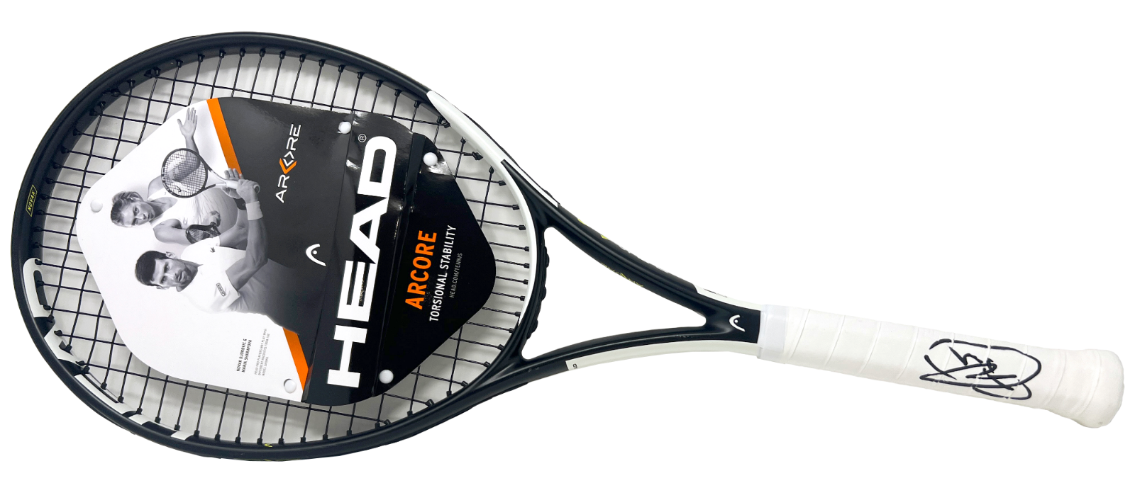 Novak Djokovic Signed HEAD Tennis Racquet ATP #1 Grand Slam