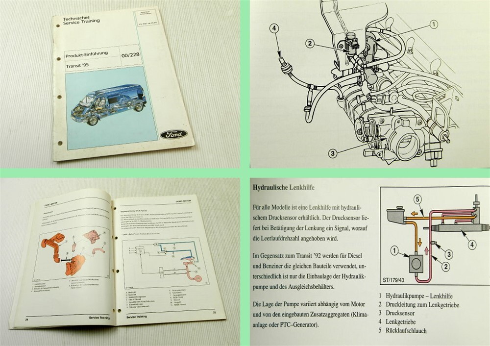 Ford Transit 1995 Produktvorstellung Technische Schulung