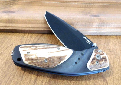 XIKAR Xi 188 BATR Genuine Stag Handle Single Blade Liner Lock Knife/Knives