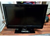 32 Inch Philips TV with Swivel Stand & Remote Control