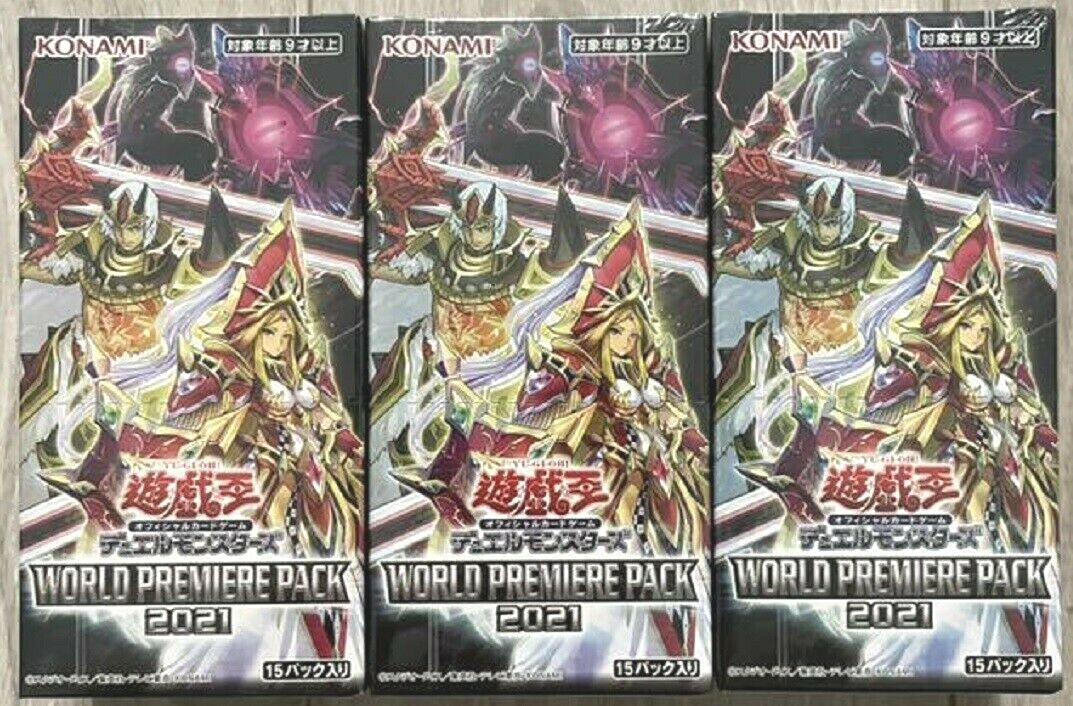 遊戯王 - 遊戯王 WORLD PREMIERE PACK 2021 BOX 6box 3 Box Set Yu-Gi-Oh World Premiere Pack 2021 Booster Box WPP2