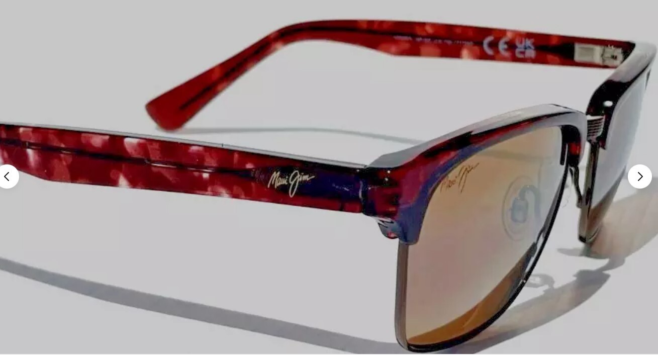 Pre-owned Maui Jim Unused  Kawika Tortoise Antique Gold Bronze Lens Sunglasses H257-16c In Brown