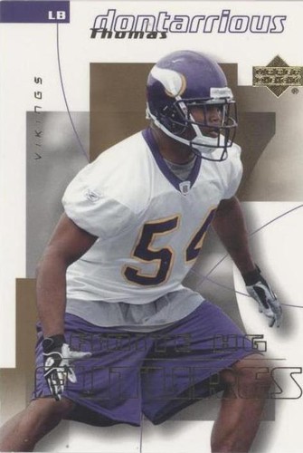 2004 Upper Deck Finite HG Dontarrious Thomas #181