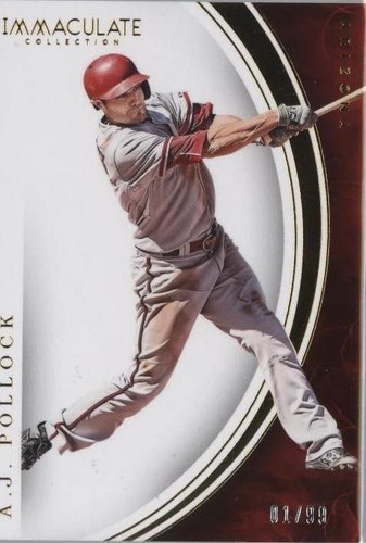 2016 Panini Immaculate Collection - A.J. Pollock #58