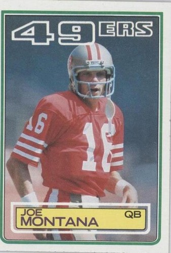 1983 Topps Joe Montana #169