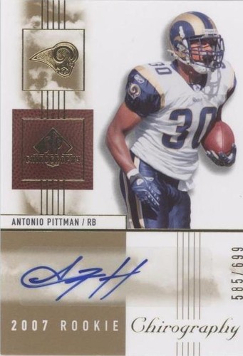 2007 SP Chirography Antonio Pittman #118