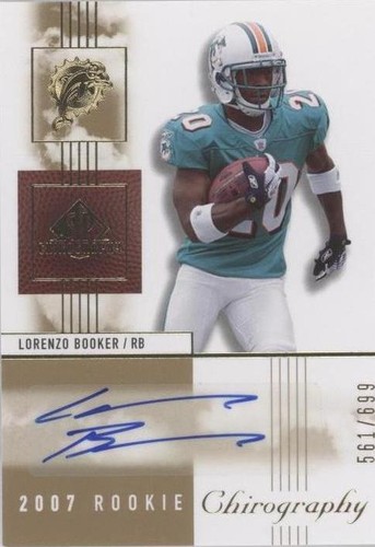 2007 SP Chirography Lorenzo Booker #129