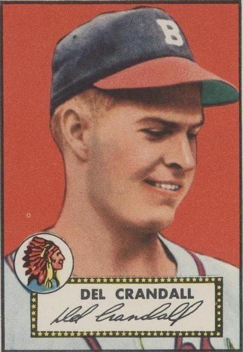 1952 Topps - Del Crandall #162