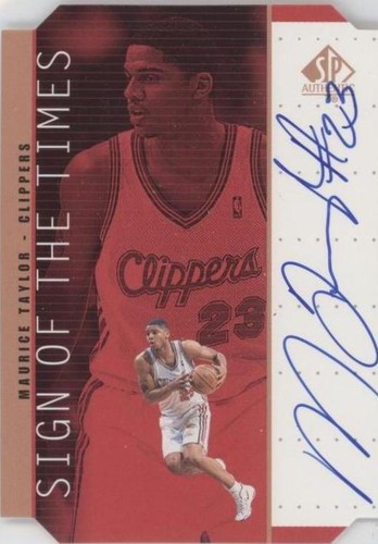 1998-99 SP Authentic - Maurice Taylor #TY