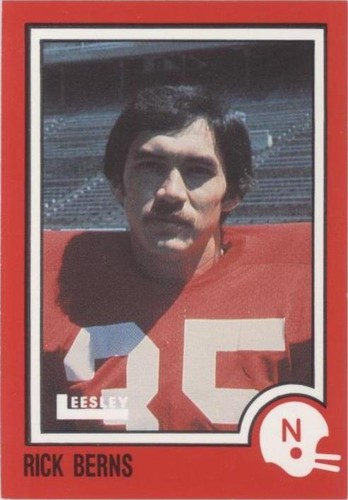 1989 Leesley Nebraska Cornhuskers Rick Berns #60