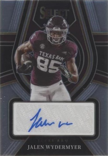 2022 Panini Select Draft Picks Jalen Wydermyer #RS-JWY