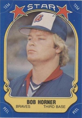 1981 Fleer Star Stickers - Bob Horner #99